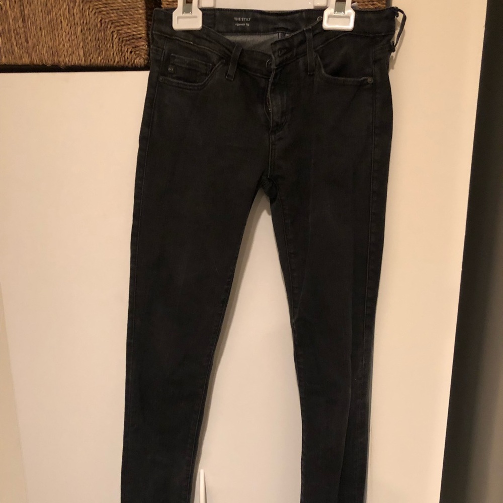 AG black skinny jeans
